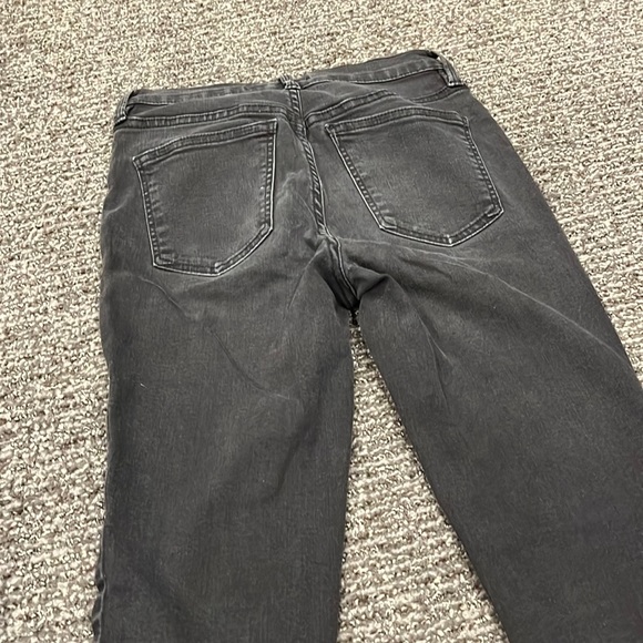 Free People Skinny Black Jeans 9 inch Rise 26R - Picture 4 of 12